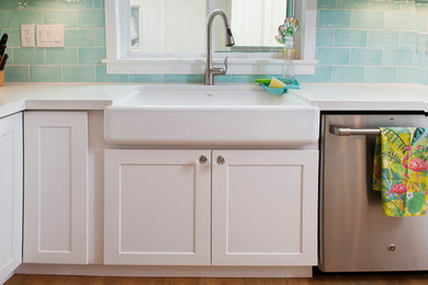 Kitchen - coastal kitchen idea in San Diego