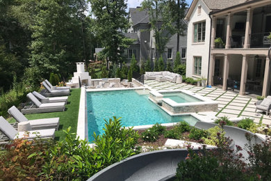 Island style home design photo in Atlanta