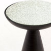 Marlow Mod Pedestal Table in Brushed Bronze
