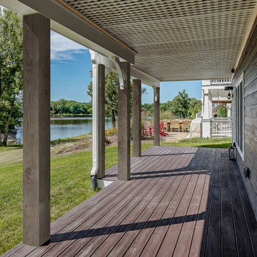 Faux Wood Columns In Porch Design