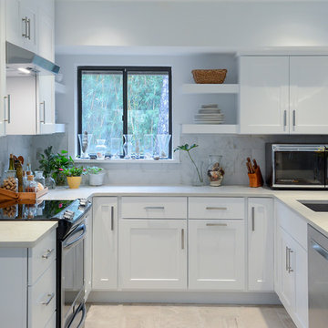 A Cozy, Contemporary Kitchen Remodel
