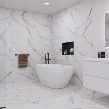 Eternal Elegance: A Statuario Classico Bathroom Retreat