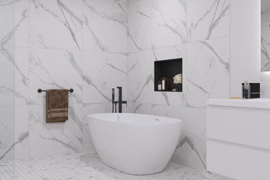 Eternal Elegance: A Statuario Classico Bathroom Retreat
