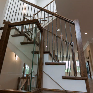 Project #44 | Contemporary Staircase with Skylit Stairwell