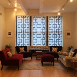 Delia Shades'  "Loop Lattice" - Roller Shades