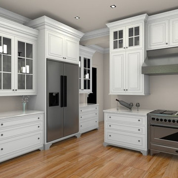 Crisp Coastal Kitchen