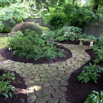 Yardley Landscape with Fieldstone walls and path