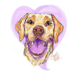 Tracey Keller Hand Illustrated Digital Pet Portraits - Products