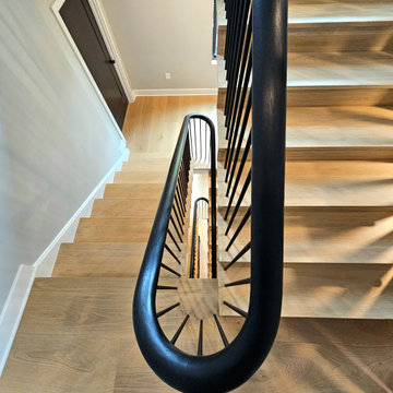 Project #115 | Staircase with Continuous Rail System Without Newels