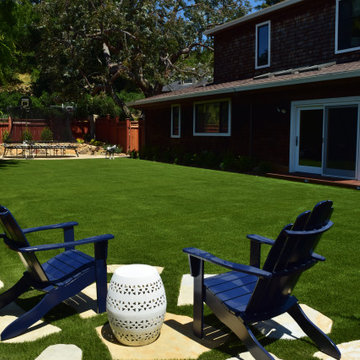 Spacious Garden with patio and lawn
