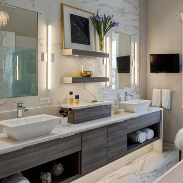Glamorous Modern Bath Redesign