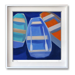 Three Sister Boat Painting - Fine Art Prints