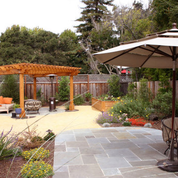 View of patio and pergola. (California Living)