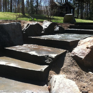 Irregular Bluestone Steps