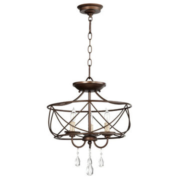 2716-16-86 Cilia Transitional Light Dual Mount, Oiled Bronze
