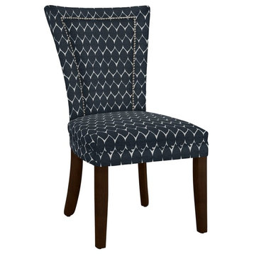Hekman Woodmark Jeanette Dining Chair, Dark Blue