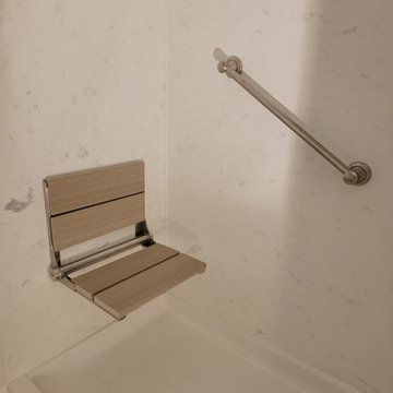 Shower Seat and Grab Bar Installation
