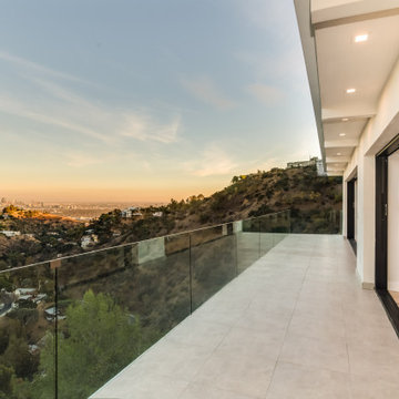 Main Terrace at Golden Hour Above the Canyon