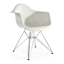Sasha Arm Chair | White - Dining Chairs