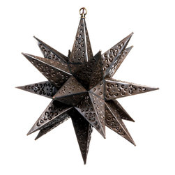 Rustic Tin Star Lights - Products