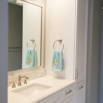 Child's Bathroom Remodel with Barn Door