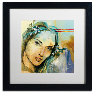 'Andalucia' Matted Framed Canvas Art by Andrea