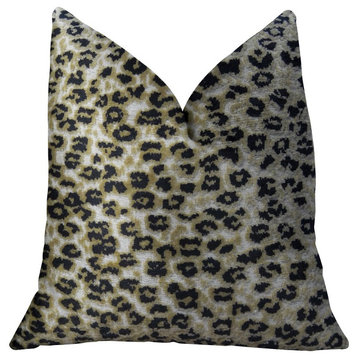 Plutus Cheetah Handmade Throw Pillow, 12"x25"