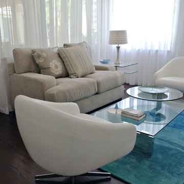 By J Design Group – Living room – Family room - Miami Interior Designers – Moder