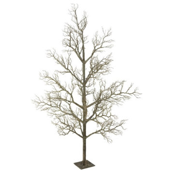 96" Deadwood Twig Tree Brown/Grey or Cream/White, Brown/Grey