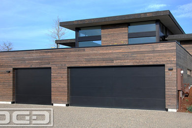 This is an example of a modern garage in San Francisco.