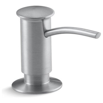 Kohler Contemporary Design Soap/Lotion Dispenser, Brushed Chrome