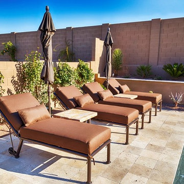 Jacuzzi, Pool, and Grill Backyard