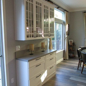 Diamond Cabinetry Kitchen - Maple Montgomery: White, Dover, Black
