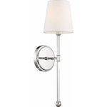 Nuvo Lighting - Nuvo Lighting 60/6688 Olmsted - 1 Light Wall Sconce - Olmsted; 1 Light; Wall Sconce; Burnished Brass FinOlmsted 1 Light Wall Polished Nickel WhitUL: Suitable for damp locations Energy Star Qualified: n/a ADA Certified: n/a  *Number of Lights: Lamp: 1-*Wattage:60w Type B Candelabra Base bulb(s) *Bulb Included:No *Bulb Type:Type B Candelabra Base *Finish Type:Polished Nickel