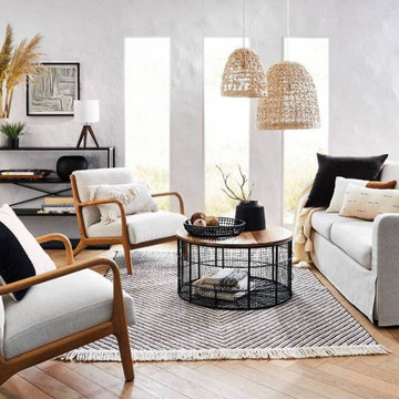 Black & Natural Living Room Furniture & Decor Collection - Project 62™