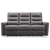 Square arm sale reclining sofa