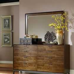 Kateri 8 Drawer Dresser (shown with Kateri Mirror) - Dressers