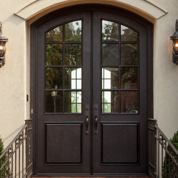 Traditional Style Windowed Front Doors
