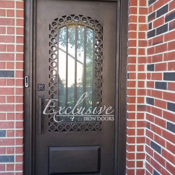 Agatha iron door single square