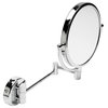 ALFI brand ABM8WR-PC 8" Round Wall Mounted 5x Magnify Cosmetic Mirror