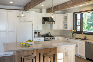 Inspiration for a transitional kitchen remodel in Other