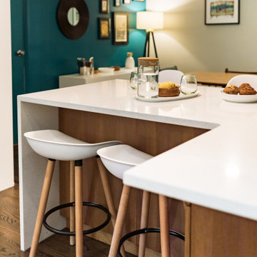 A Mid-Century Kitchen That Maximizes Every Inch