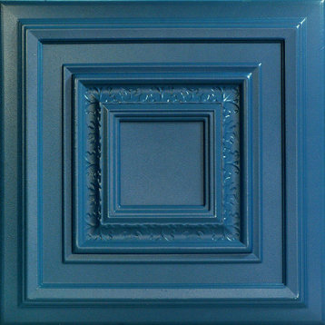 20"x20" Chestnut Grove, Styrofoam Ceiling Tile, Van Deusen Blue