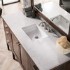 60" Transitional Mid Century Acacia Single Sink Bathroom Vanity James Martin