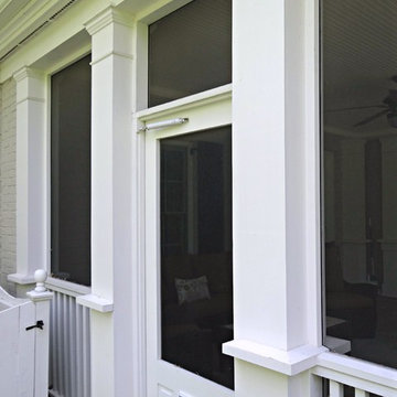 Addition with Screened Porch and Master Bathroom above Porch
