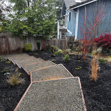 Side yard in Steilacoom