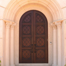 12 or 14 ' front door..arched