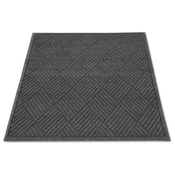 Ecoguard Diamond Floor Mat, Rectangular, 36x48, Charcoal