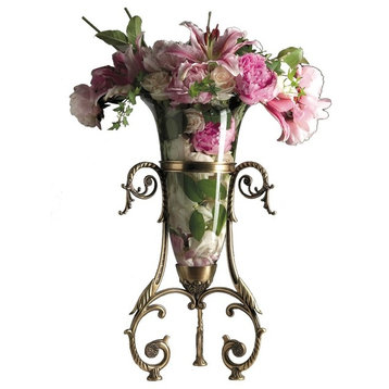 Kensington Float Vase, Brass