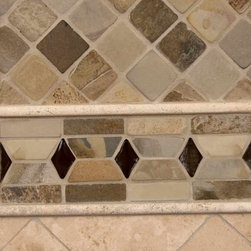 Durango Travertine And Autumn Slate - Tile